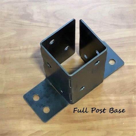 metal bracket for 4 by 6 post|6x6 pole barn post brackets.